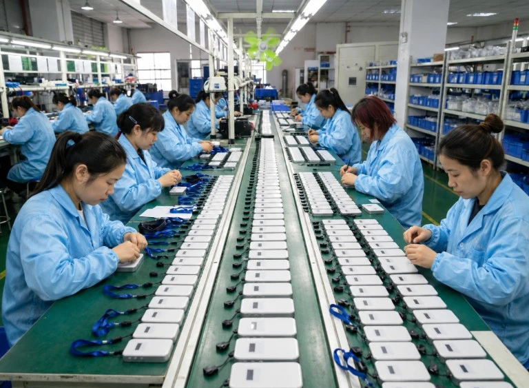 Yingmi automated assembly line for tour guide receivers Yingmi automated assembly line for tour guide receivers